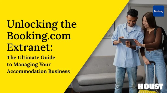Booking extranet access for travel agents