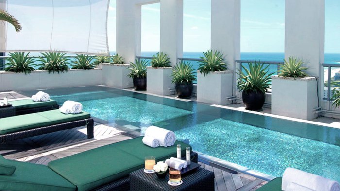 Complete amenities of five star hotels near beach